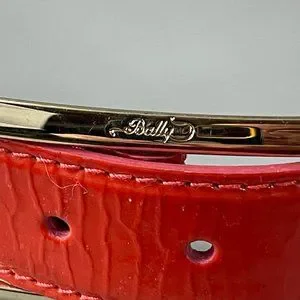 Bally Orange-red Patent Leather Belt, Size 34\'\' / 85 CM Bally | Accessories | Bally Orangered Patent Leather Belt  main image 2